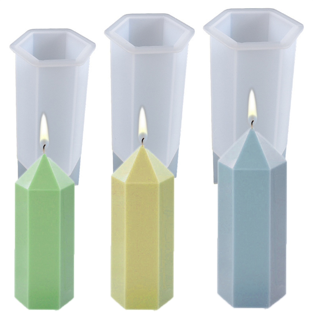 3D Hexagonal Column Candle Mol - đánh giá và giá Soap Making Diy Kit