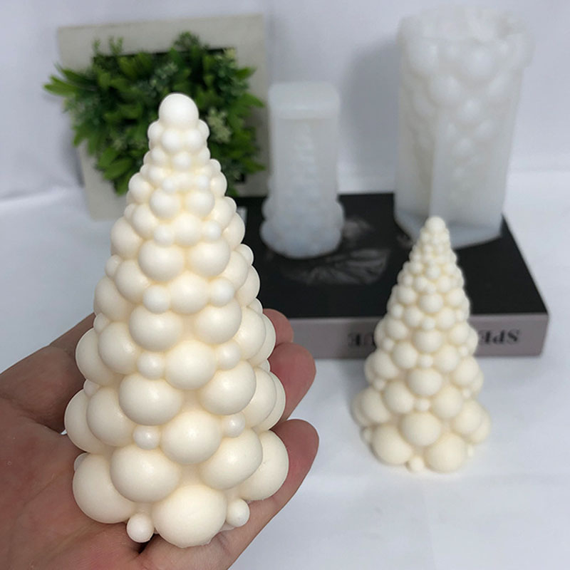 3D Bubble Christmas Tree Silic - đánh giá và giá Soap Making Diy Kit