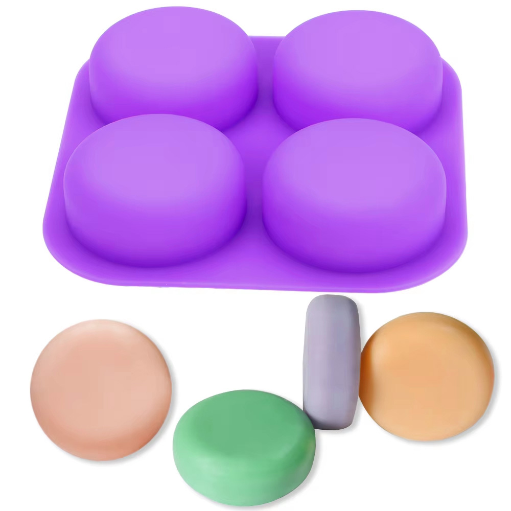 1-2 PCS 4 Cavity Reusable Roun - đánh giá và giá Soap Making Instructions