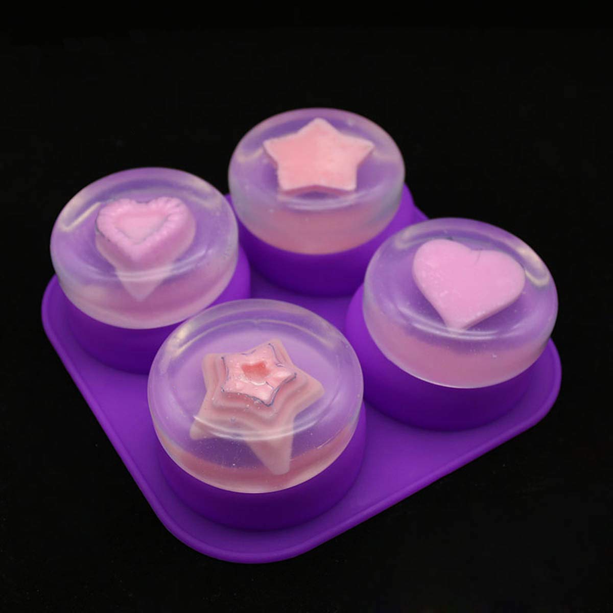 1-2 PCS 4 Cavity Reusable Roun - đánh giá và giá Soap Making Instructions